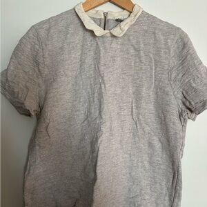 J. Crew Gray Short Sleeve Shirt